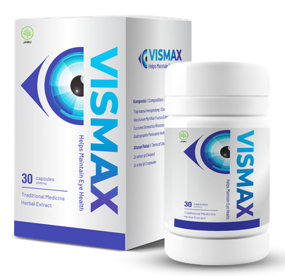 Vismax - Suplemen kapsul nutrisi alami untuk penglihatan sehat